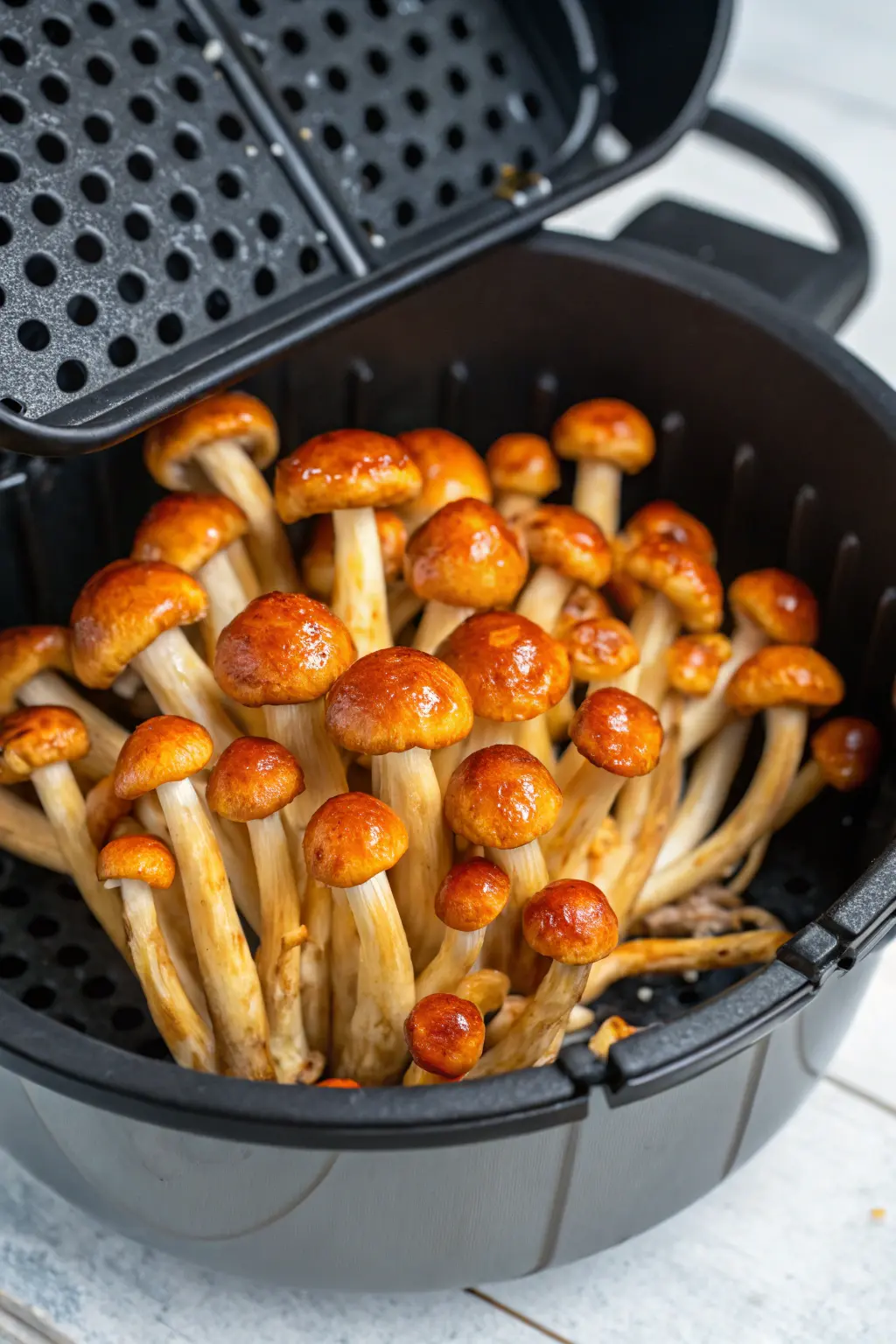 A delicious plate of Air Fryer Enoki