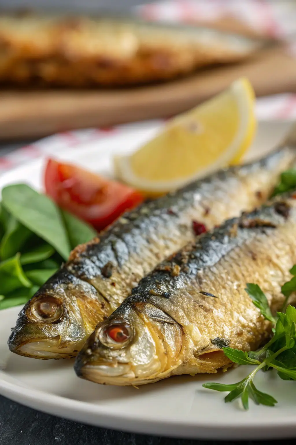A delicious plate of Air Fryer Herring