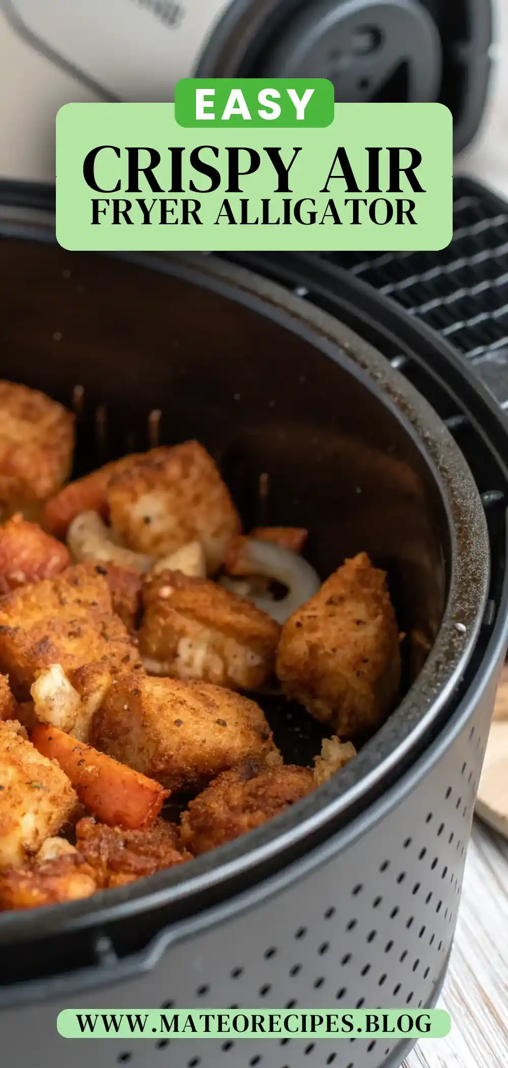 Pinterest pin 2 (Design 2) for Air Fryer Alligator