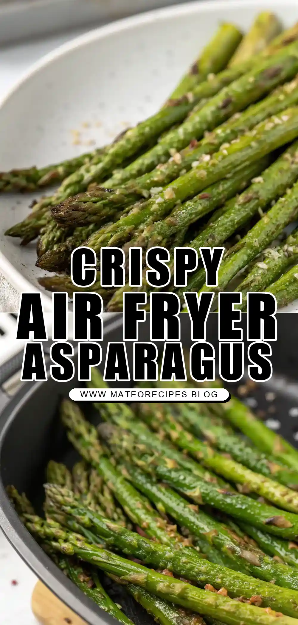 Pinterest pin 1 (Design 1) for Air Fryer Asparagus