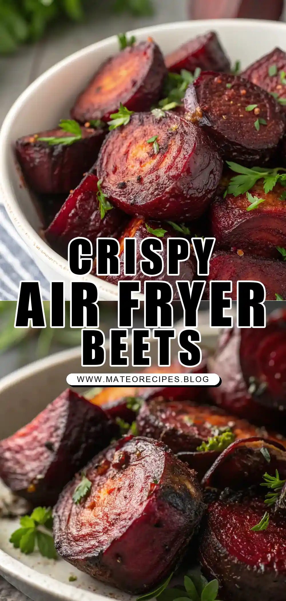 Pinterest pin 1 (Design 1) for Air Fryer Beets