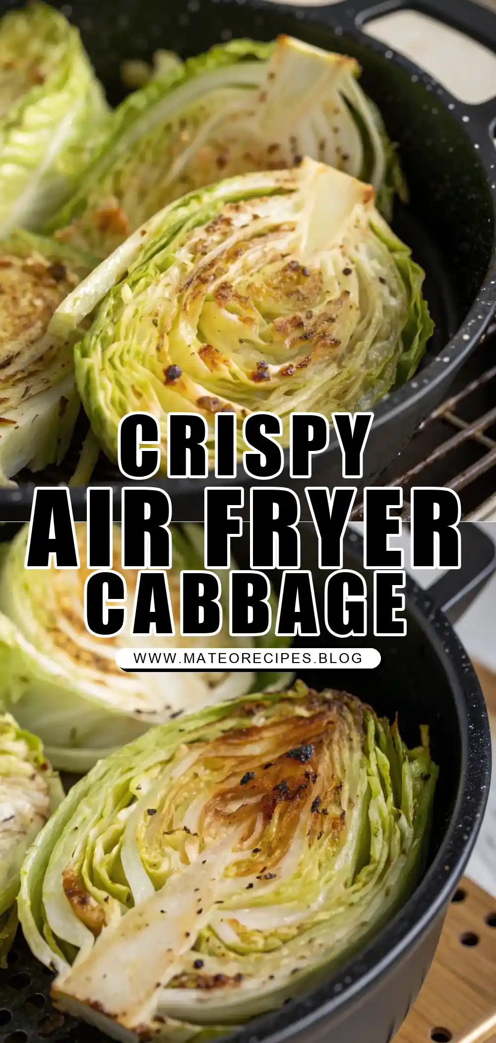 Pinterest pin 1 (Design 1) for Air Fryer Cabbage