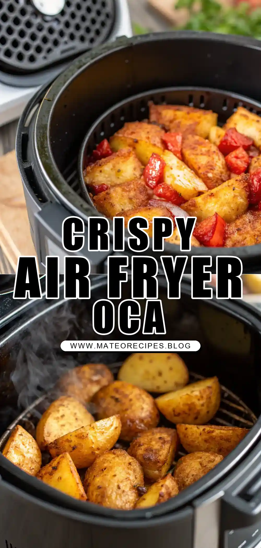 Pinterest pin 1 (Design 1) for Air Fryer Oca