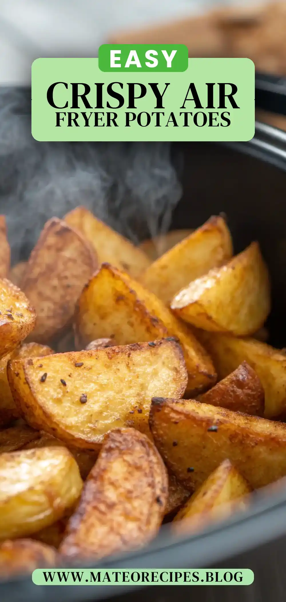 Pinterest pin 2 (Design 2) for Air Fryer Potatoes