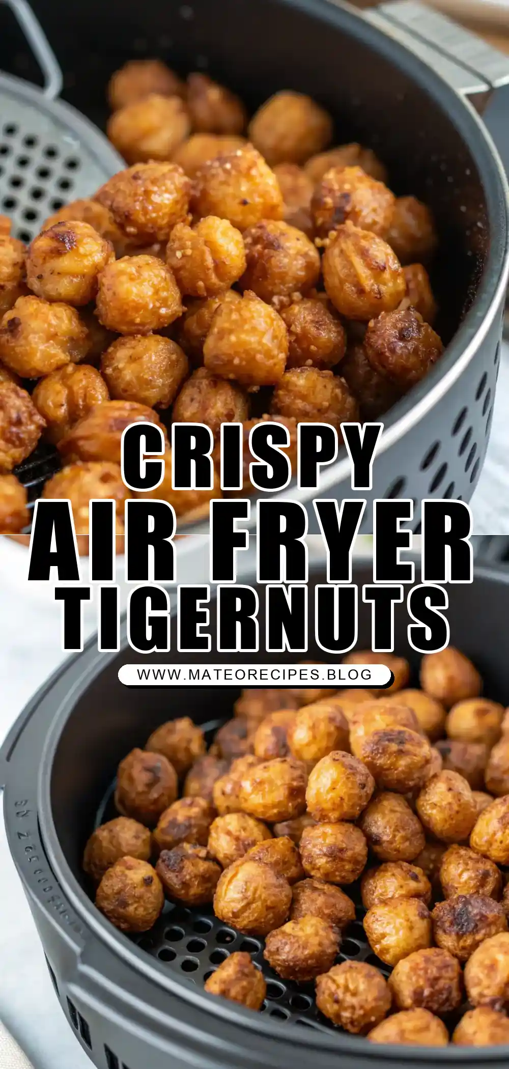 Pinterest pin 1 (Design 1) for Air Fryer Tigernut