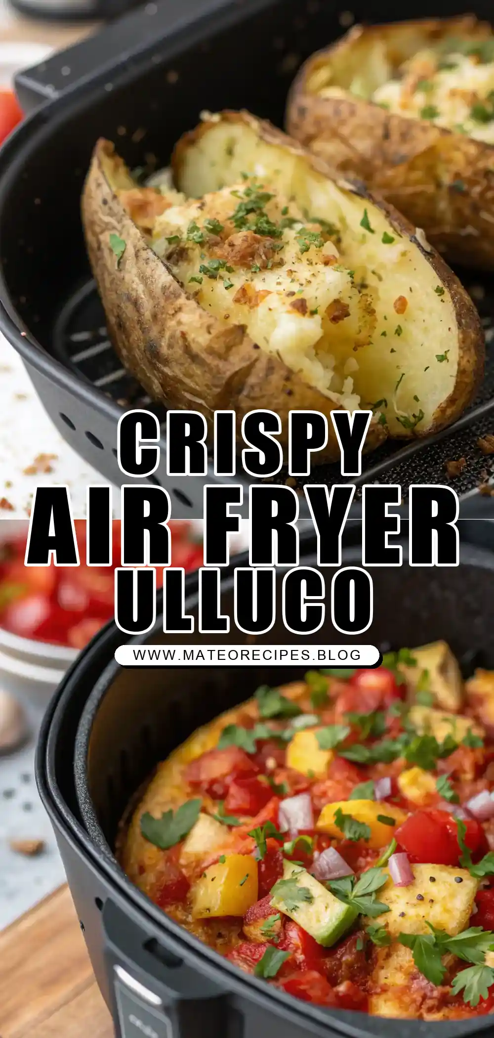 Pinterest pin 1 (Design 1) for Air Fryer Ulluco