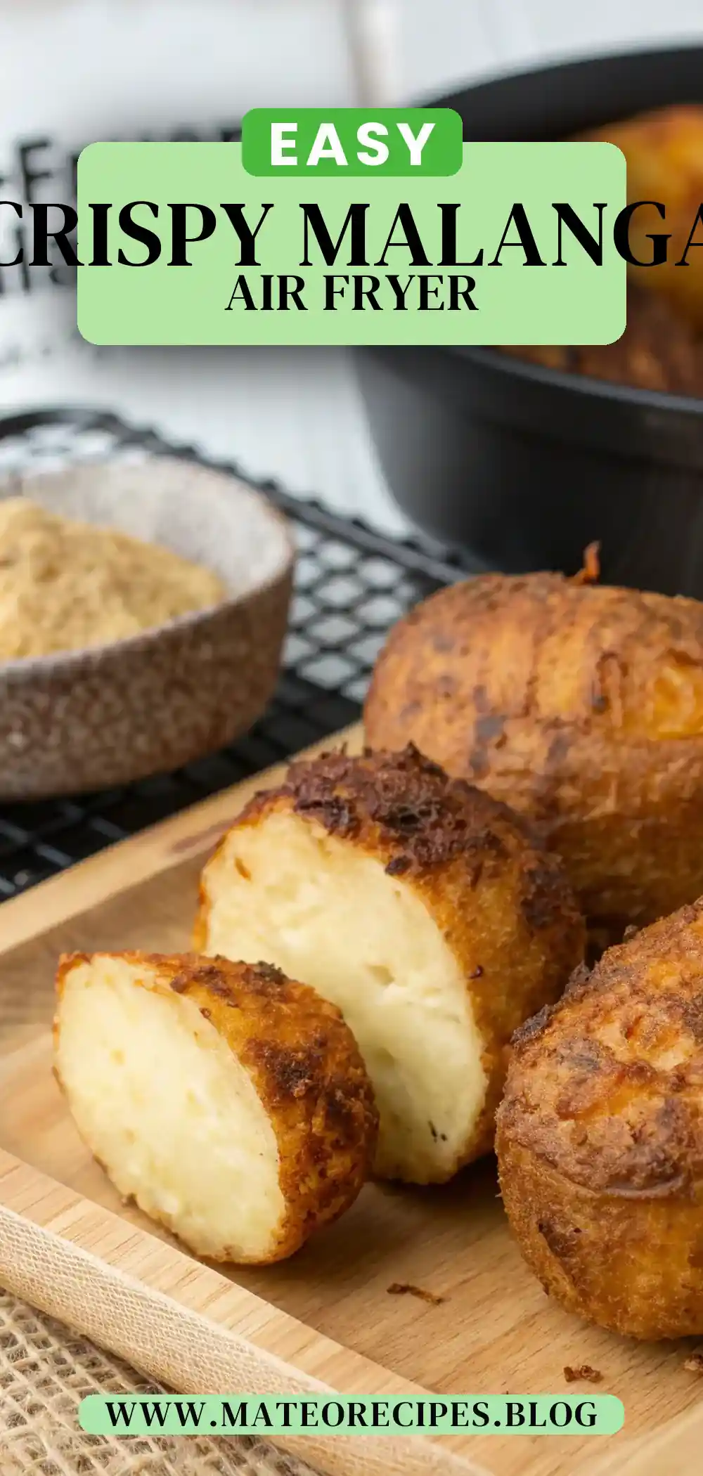 Pinterest pin 2 (Design 2) for Air Fryer Malanga