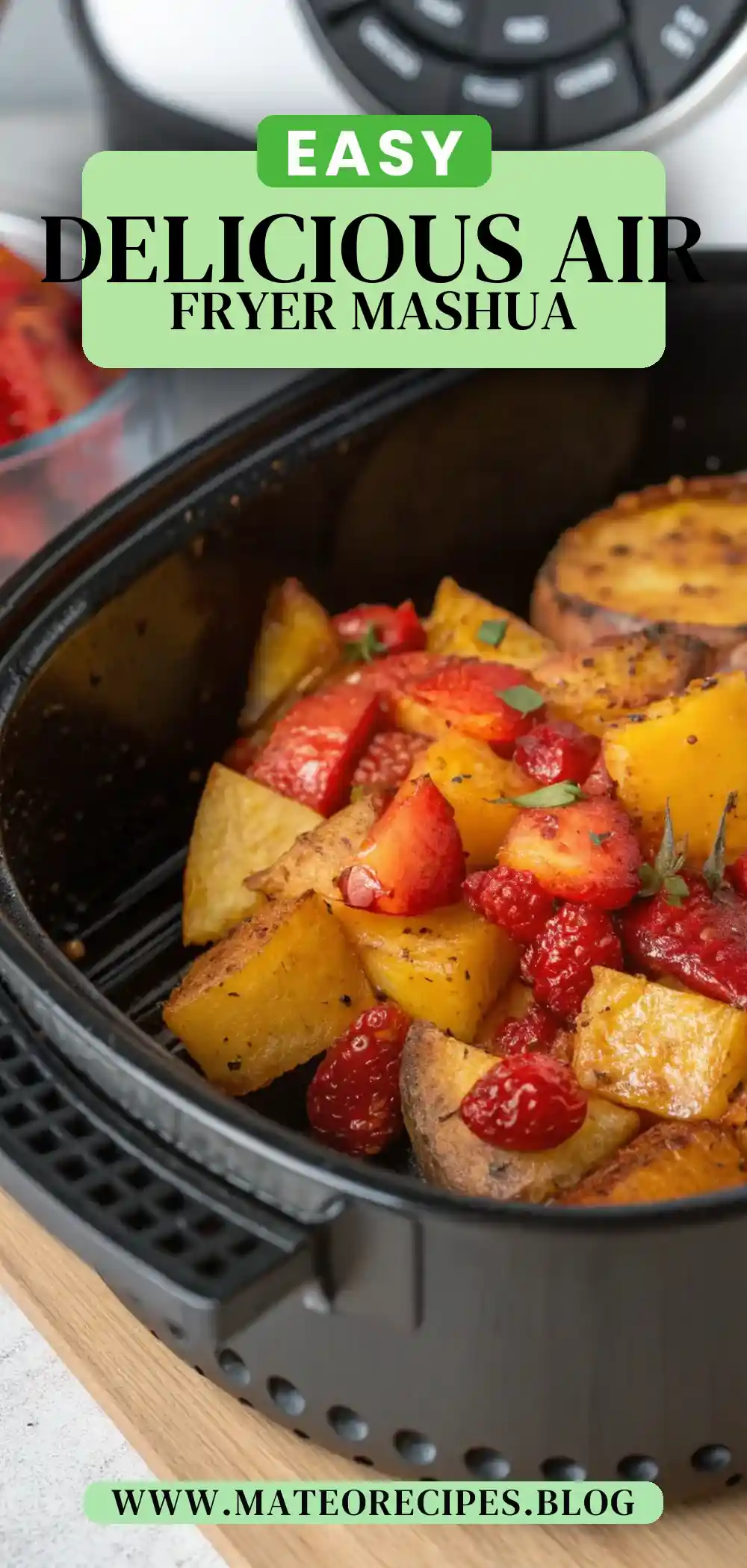 Pinterest pin 2 (Design 2) for Air Fryer Mashua