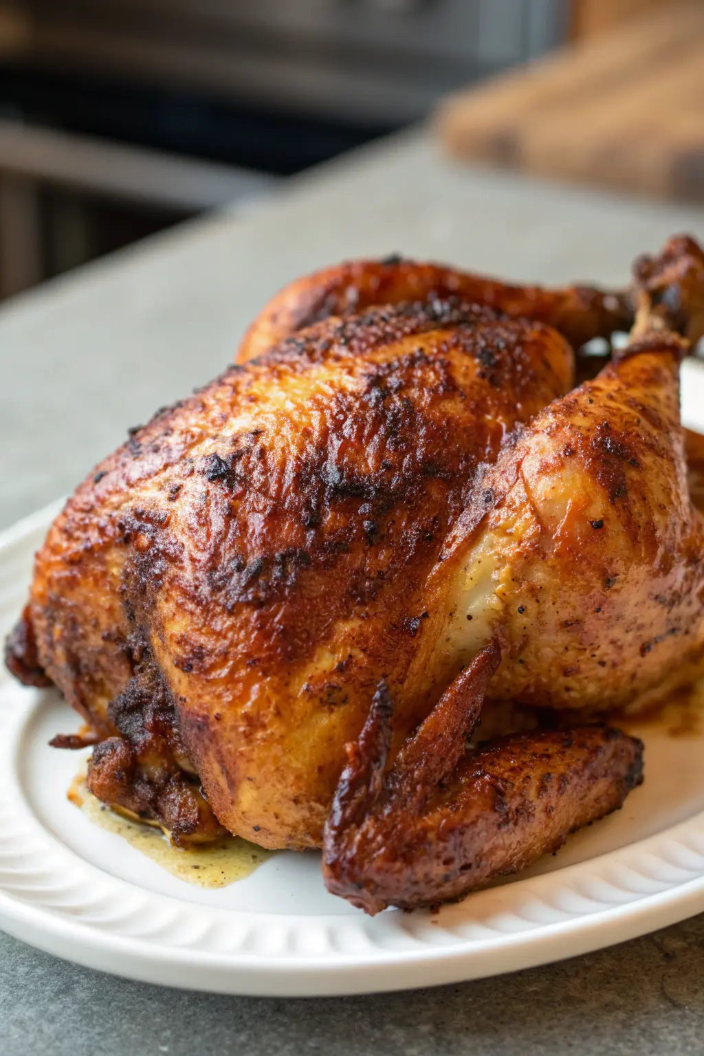 A delicious plate of Air Fryer Chicken Emmer