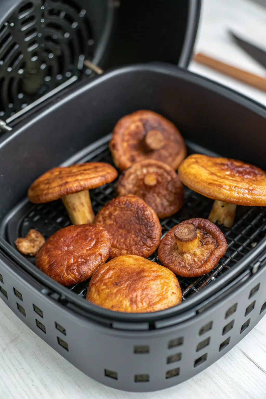 A delicious plate of Air Fryer Reishi