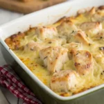 A delicious plate of Baked Chicken Casserole