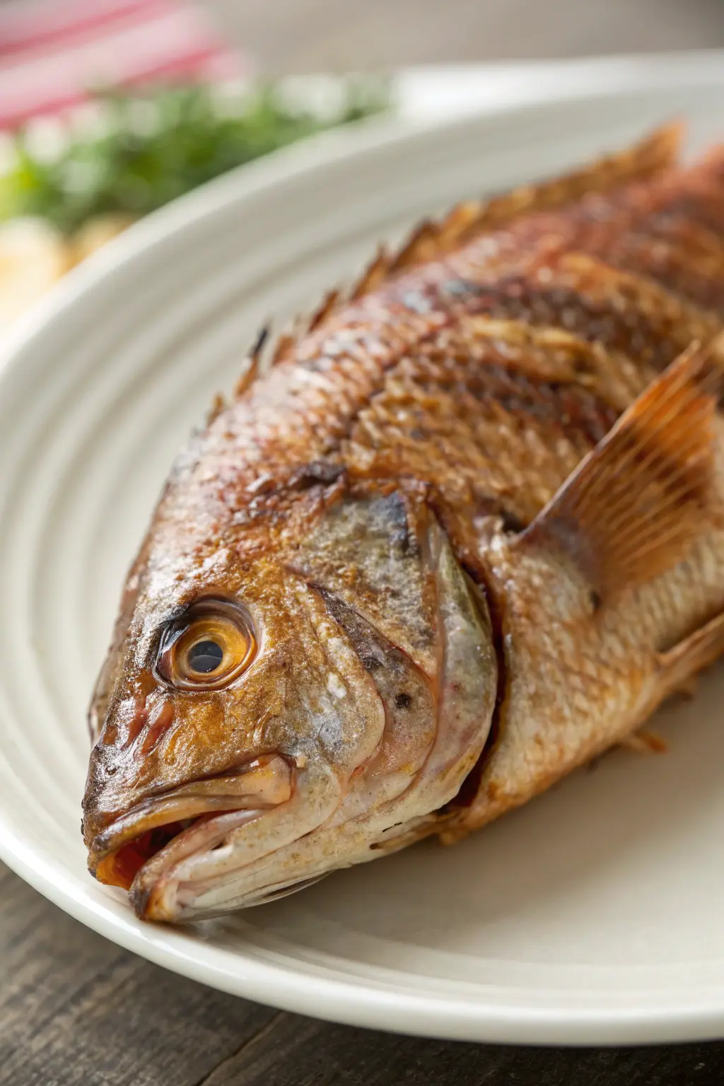 A delicious plate of Air Fryer Tilapia