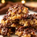 No-Bake Coconut Pecan Praline Cookies