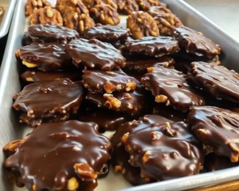 Pecan Caramel Chocolate Clusters