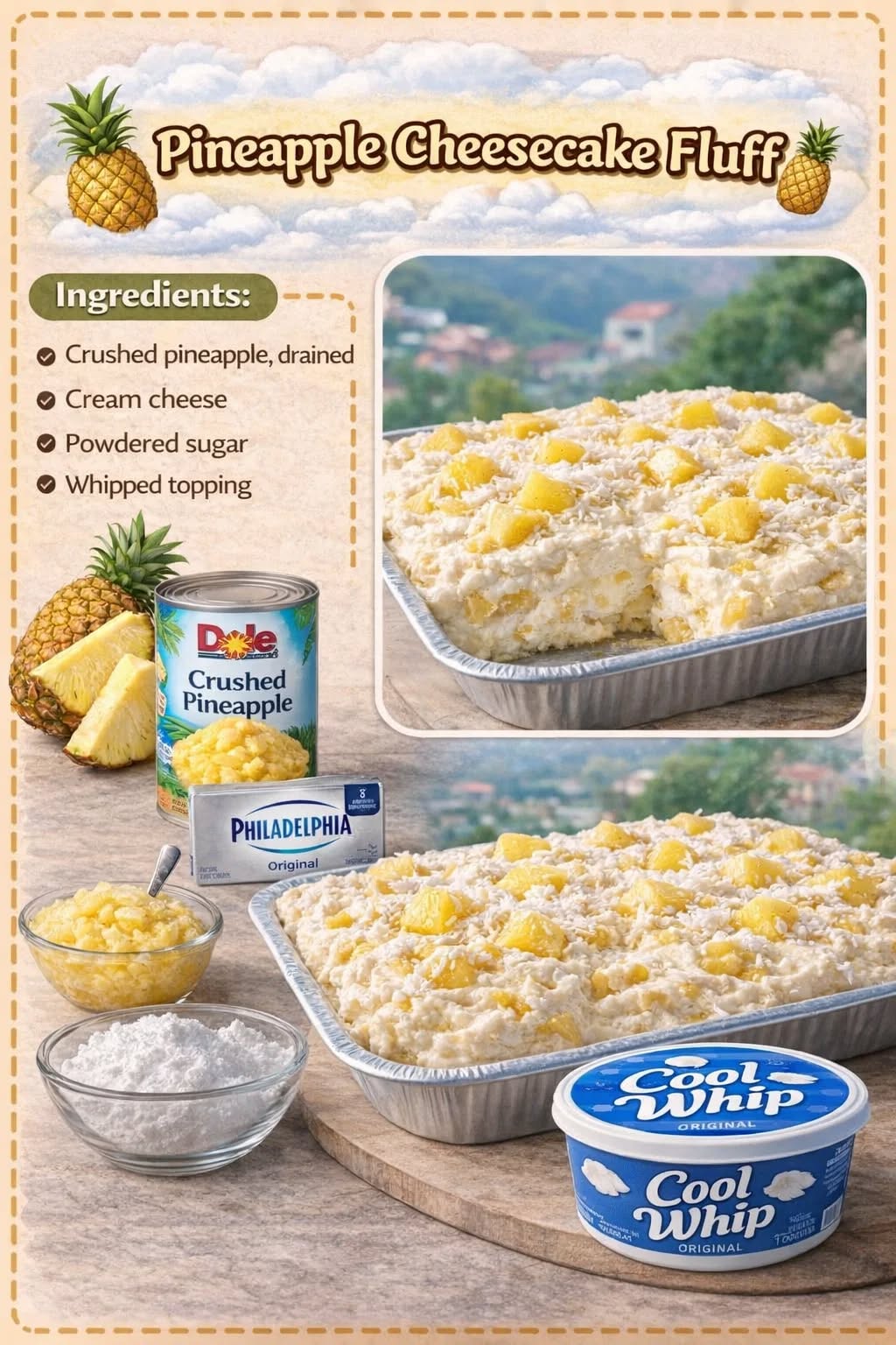 Pineapple Cheesecake Fluff