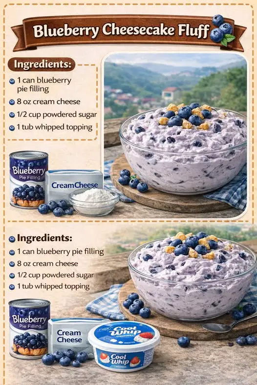Blueberry Cheesecake Fluff