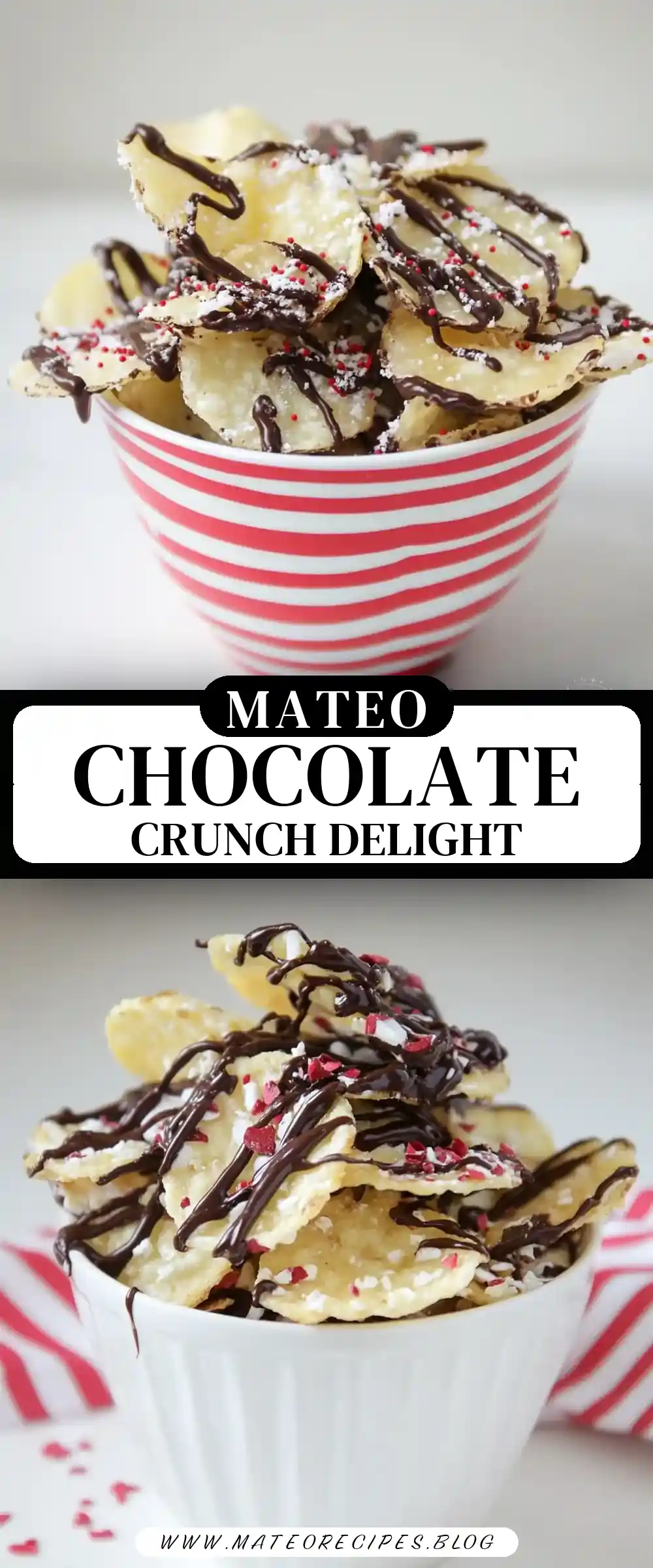 Pinterest pin (Design 3) for Chocolate Covered Potato Chips