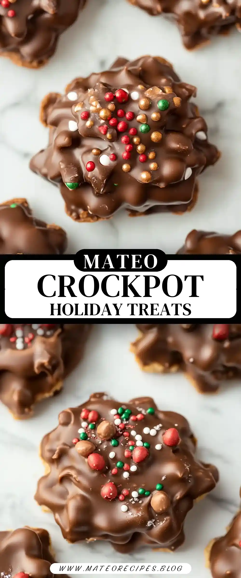 Pinterest pin (Design 3) for Crockpot Christmas Crack