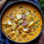 A delicious plate of Cajun Potato Soup