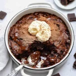 A delicious plate of Chocolate Cobbler Recipe