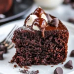 A delicious plate of Chocolate Ricotta Cake