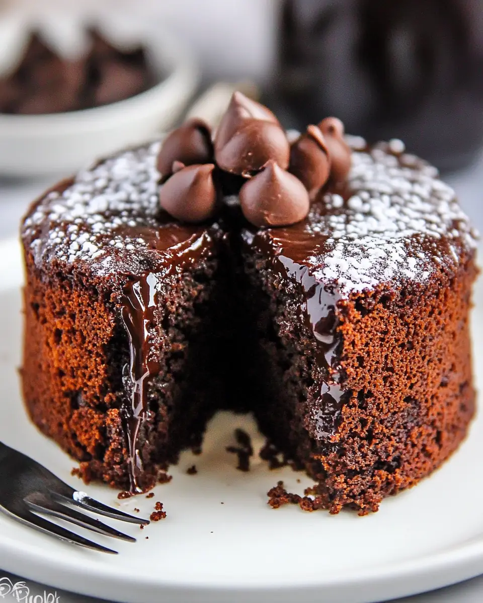 A delicious plate of Chocolate Ricotta Cake
