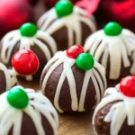 A delicious plate of Christmas Coconut Balls Recipe