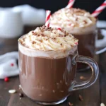 A delicious plate of Cinnamon Roll Hot Chocolate