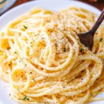 A delicious plate of Cream Cheese Pasta