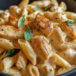 A delicious plate of Creamy Cajun Chicken Pasta