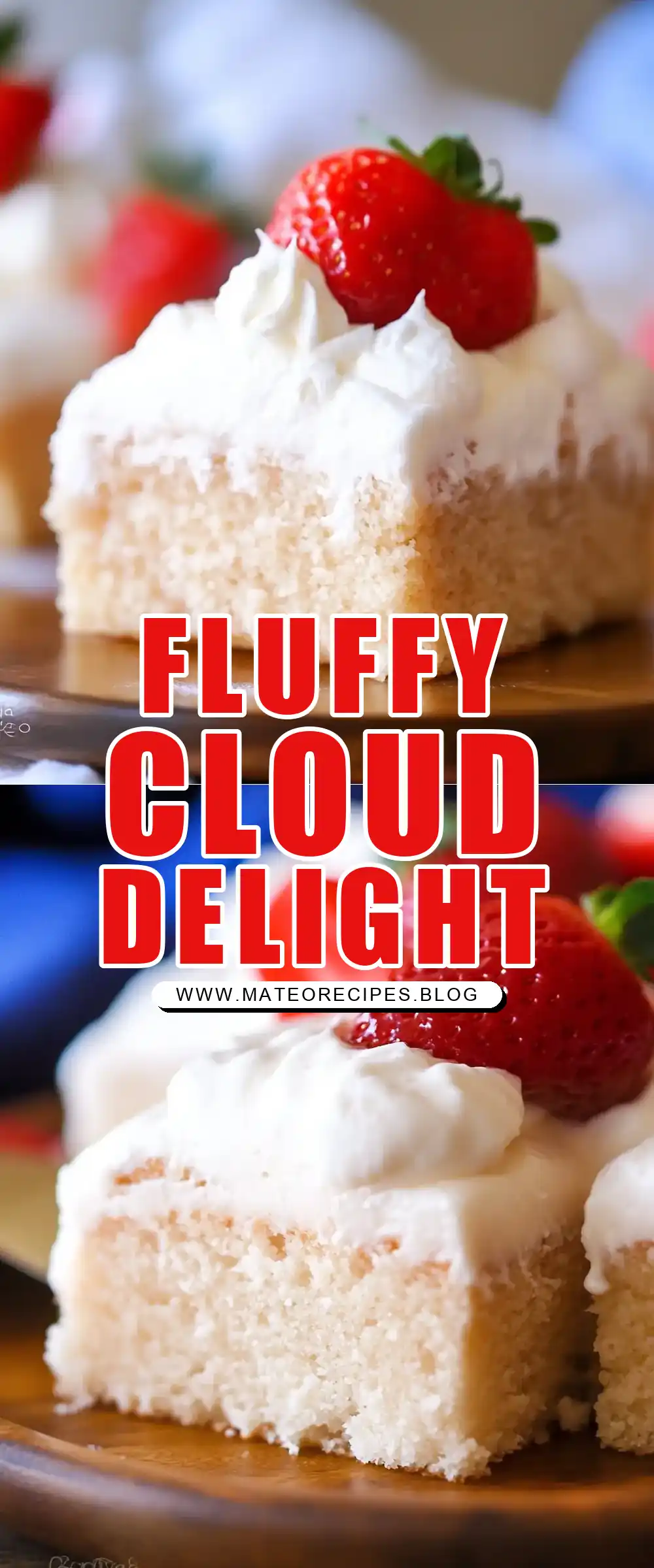 Pinterest pin (Design 1) for Cloud Cake