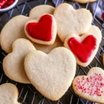 A delicious plate of Heart Shaped Cookies