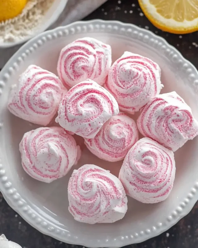 A delicious plate of Homemade Marshmallows (Zephyr)