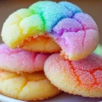 A delicious plate of Jello Sugar Cookies – Soft, Chewy & Colorful Treats