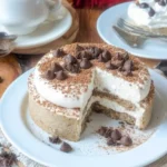 A delicious plate of Low Carb Tiramisu Mug Cake