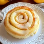 A delicious plate of Lusciously Soft Lemon Rolls 🍋🍰
