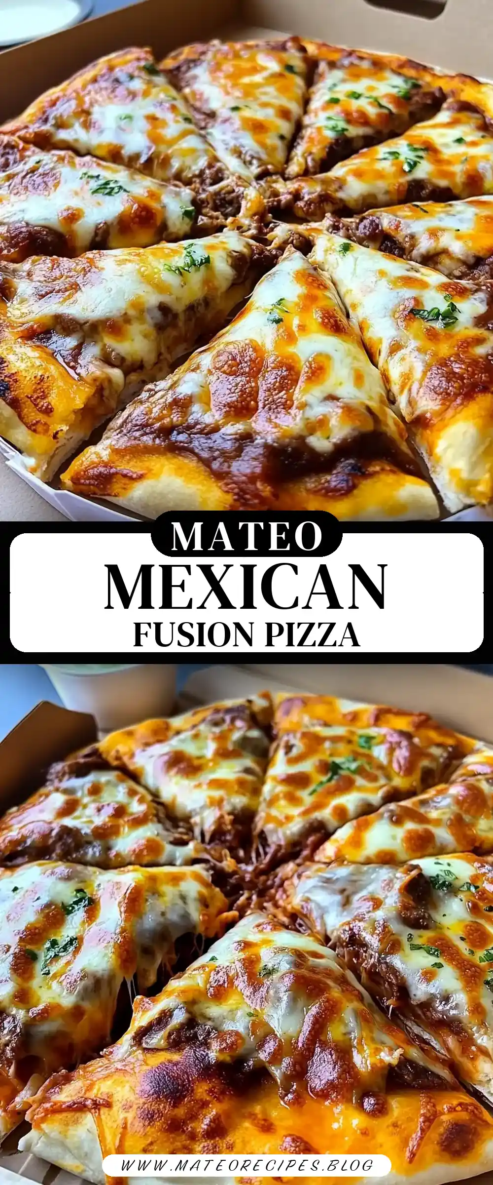 Pinterest pin (Design 3) for Birria Pizza