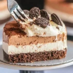 A delicious plate of Oreo Mousse Cake