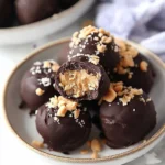 A delicious plate of Peanut Butter Truffles