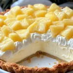 A delicious plate of Pineapple Cream Cheese Pie