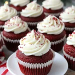 A delicious plate of Red Velvet Cupcakes