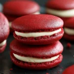 A delicious plate of Red Velvet Whoopie Pies