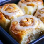 A delicious plate of Small Batch Cinnamon Rolls