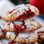 A delicious plate of Strawberry Crunch Cookies