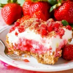 A delicious plate of Strawberry Delight