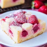 A delicious plate of Strawberry Fudge