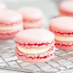 A delicious plate of Strawberry Macaron Recipe