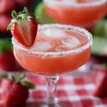 A delicious plate of Strawberry Margarita Mix