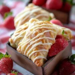 A delicious plate of Strawberry Strudels