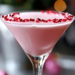 A delicious plate of Sweetie Martini Valentine’s Day Cocktail